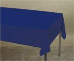 Navy Blue Plastic Tablecover