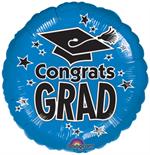Royal Blue Graduation Balloon