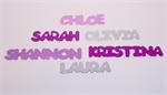 Name Confetti for Girls