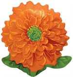 Orange Zinnia Balloon