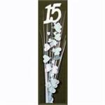 White Quincenera Centerpiece Spray