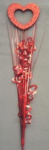 Red Heart Centerpiece Spray
