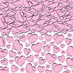 Assorted Pink Heart Confetti
