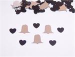Black and Silver Wedding Confetti