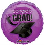 Purple Graduation Balloon