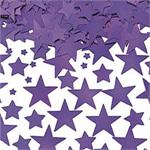 Bulk Purple Star Confetti, Metallic Purple Stars