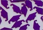 Metallic Purple Graduation Confetti
