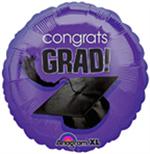 Purple Graduation Balloon