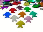 Metallic Multi Colored Fish Confetti