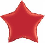 Red Star Shaped Balloon