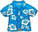 Luau Flowered Shirt Balloon