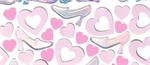 Hearts and High Heel Shoes Confetti