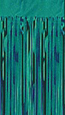 Metallic Teal Skirting, 14' wide