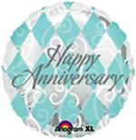 Turquoise Anniversary Balloon