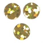 Round Confetti, Gold Prism