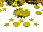 Celestial Sun Confetti, Gold Metallic