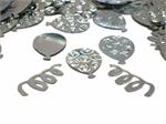 silver confetti