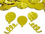 Gold Balloons and Streamers