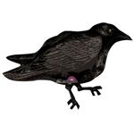 Black Crow Shaped Balloon