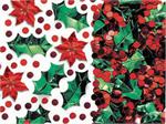 Stunning Poinsettia and Holly Confetti