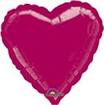 Burgundy Heart Balloon