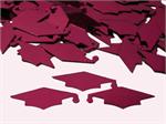 Burgundy Graduation Confetti