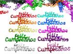 Feliz Cumpleanos Confetti