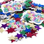 Happy New Year Confetti with Stars