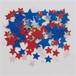 red white and blue confetti