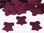 Metallic Burgundy Bell Confetti