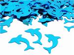 Blue Dolphin Confetti