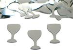 Silver Wine Glass Confetti