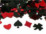 Red and Black Casino Confetti
