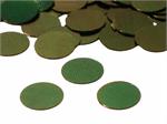 Hunter Green Round Confetti, 1/4"