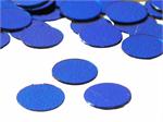 Round Blue Confetti, 1/4