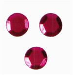Fucshia round confetti