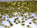 Gold 3/16" Star Confetti