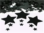 Black Star Confetti, Assorted Sizes Stars