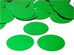 Green round confetti