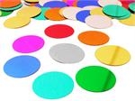 Metallic round confetti