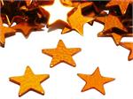 Orange Star Confetti, Metallic Confetti 1/4