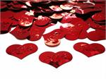 Red Heart Confetti imprinted with the word love