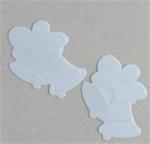 White Wedding Bell Confetti