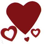 Red Heart Confetti
