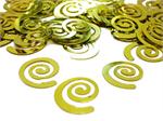 Gold Curly Q Confetti