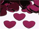 Burgundy Heart Confetti
